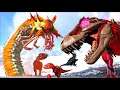 Ensinando os Bebês T-Rex a Caçar os GIGANTES Monstros das NEVES! Pai Indoraptor - Ark Dinossauros