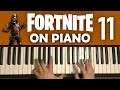FORTNITE DANCES ON PIANO (Part 11)