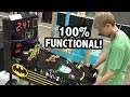 Functional LEGO Pinball Machine with Roller Coaster!