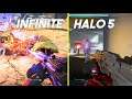 Halo Infinite vs Halo 5 DISINTEGRATION EFFECT