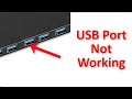 How To Fix USB Port Not Working Issue Windows 11/10/8/7 - Usb device not recognized