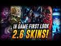 IN GAME FIRST LOOK OF SKINS! | Wild Rift Update 2.6