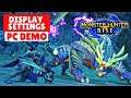 Monster Hunter Rise 4K DISPLAY GRAPHIC SETTINGS | PC DEMO Sunbreak