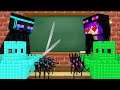 Monster School : CRAZY NINJA WITHER LIFE STORY CHALLENGE - Minecraft Animation
