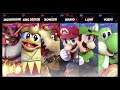 Super Smash Bros Ultimate Amiibo Fights  – Request #18780 Team battle at Mario Galaxy
