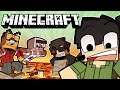THE FLOOR IS LAVA GAME WITH FRIENDS! - Minecraft Funny Moments