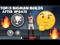 THE TOP 5 BIGMAN BUILDS AFTER PATCH IN NBA 2K20