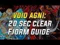 Void Agni: 20 Second Clear as Fjorm Guide | Dragalia Lost