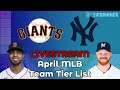 April 2021 MLB Team Tier List (Livestream)
