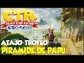 Crash Team Racing Nitro-Fueled Pirámide de Papu ATAJO (Trofeo "Acrobacias piramidales")