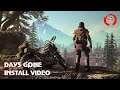 days gone how to installing pc