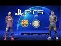 FIFA 21 PS5 FC BARCELONA - INTER MILAN | MOD Ultimate Difficulty Career Mode HDR Next Gen