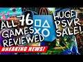 Huge PSN Holiday Sale | All 76 PSVR Games Reviewed!