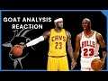 IT'S OVER - Jordan vs James GOAT Analysis Video | REACTION