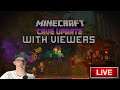 🔴LIVE🔴 Minecraft CAVES 1.17 UPDATE!!! (Bedrock) - With VIEWERS #Live