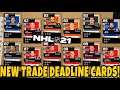NHL 21 *NEW* TRADE DEADLINE CARDS REVIEW! | 89 OVERALL ANTHONY MANTHA!