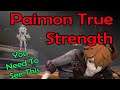 Paimon Overwhelming Strength - Childe Fear Her