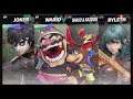 Super Smash Bros Ultimate Amiibo Fights – Request #15168 Joker vs Wario vs Banjo vs Byleth