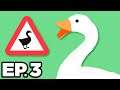 Untitled Goose Game Ep.3 - 🏺 FANCY VASE, BUST, RIBBON, BELL, ROSE, BACK GARDEN (Gameplay Lets Play)