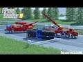 Bucket Truck Rollover | Big Lift | HR250 & HR75 | Heavy Rescue | Farming Simulator 19