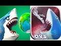 HUNGRY SHARK WORLD vs HUNGRY SHARK EVOLUTION