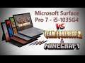 #Microsoft #Surface Pro 7 review & benchmarks (#Minecraft + #TF2)