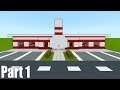 Minecraft Tutorial: How To Make A Bowling Alley Part 1 (2019 City Tutorial)
