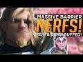 Overwatch: MASSIVE Barrier NERFS! - Reinhardt & Genji BUFFED!