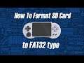 PocketGo S30 - How to Format SD card in FAT32