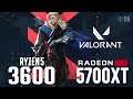Valorant on Ryzen 5 3600 + RX 5700 XT 1080p, 1440p benchmarks!