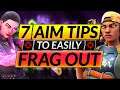 7 AIM HABITS of Valorant Pro Players - Tricks to Frag Out and EASILY Rank Up -  Advanced Guide