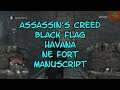 Assassin's Creed Black Flag Havana NE Fort Manuscript