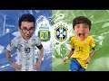 BRASIL vs ARGENTINA FINAL COPA AMÉRICA NO ROCKET LEAGUE | PEDRO MAIA