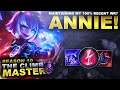CAN I MAINTAIN MY 100% RECENT WIN RATE ON ANNIE? - Climb to Master Season 10 | League of Legends