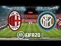EA Sports™ FIFA 20 ⚽ Milan VS Internazionale - Série A TIM 🌍 GamePlay FIFA 20 PlayStation 4™