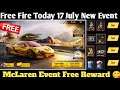 Free Fire New Event | Free Fire McLaren Event Free Reward | McLaren Event Full Detail