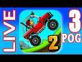 HILL CLIMB 2 With P.O.G. LIVE #3 (iOs, Android) | Power of Gameplay