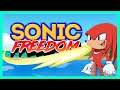 Knuckles plays Sonic Freedom!