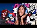 LETS GO ON A DATE WITH GIRLFRIEND... and then TROLL | Friday Night Funkin [Date w/ GF, VS Trollface]