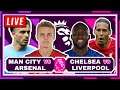 🔴 LIVERPOOL vs CHELSEA & MAN CITY vs ARSENAL Live Stream Watch Along - Premier League 2021/22