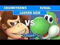 MSM Online 2 - ChunkyKong (DK) Vs Ividal (Yoshi) Losers Side - Smash Ultimate