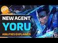 NEW Agent YORU Gameplay & ABILITIES Breakdown // Valorant Leaked Agent