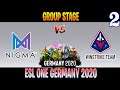 Nigma vs Winstrike Game 2 | Bo3 | Group Stage ESL ONE Germany 2020 | DOTA 2 LIVE