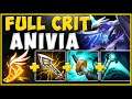 STOP PLAYING ANIVIA WRONG! CRIT ANIVIA TOP IS 100% NUTTY! ANIVIA TOP GAMEPLAY! - League of Legends