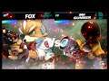 Super Smash Bros Ultimate Amiibo Fights – Request #20054 Fox vs Sans
