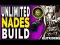 Outriders TECHNOMANCER BUILD UNLIMITED GRENADES  - Outriders Max Health End Game Build