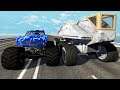 Racha De Carros,Monster Truck Vs Veiculo Espacial! Beamng Drive
