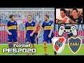 Reto ÉPICO!!! Partido PES2020 BOCA vs RIVER!!! 😱