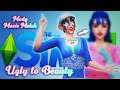 Sima zrobiłam, macie mody w opisie 💁‍♀️ - Challenge Ugly to Beauty w The Sims 4 + maxis match mody