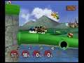 Super Smash Bros Melee Debug Menu - All Controllers with Player 1 on Adventure Mode